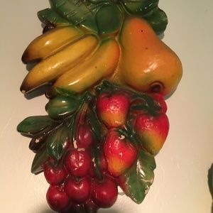 Chalkware (plaster fruit) 1950's